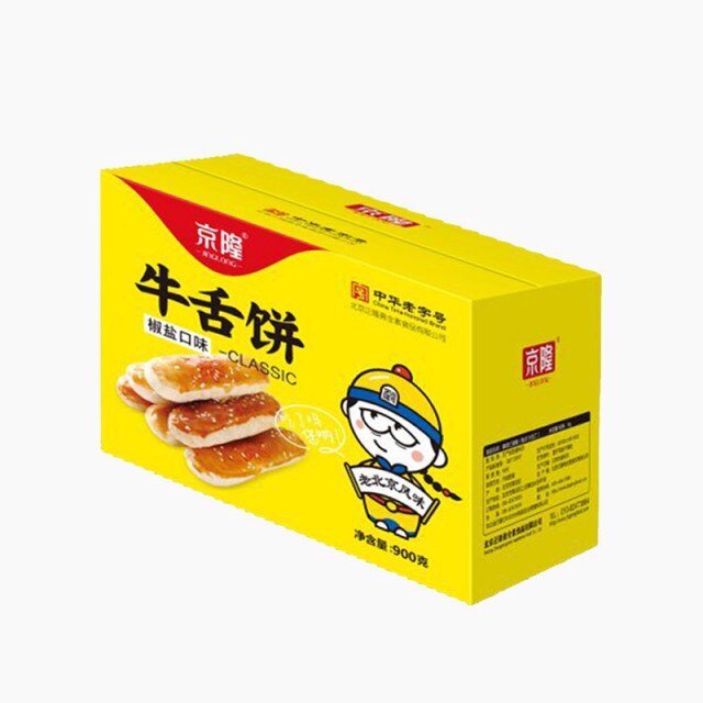 京隆牛舌饼900g1盒京隆
